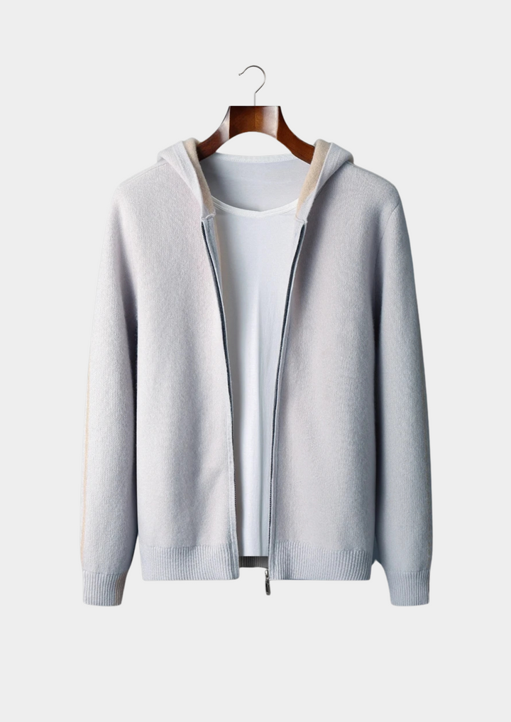 Stratford Cashmere Zip Hoodie