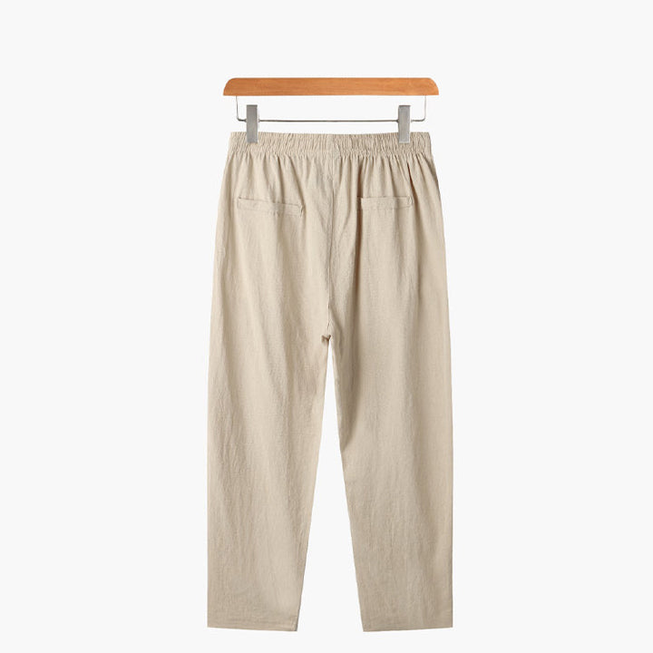 Isola Wide-Leg Linen Trousers