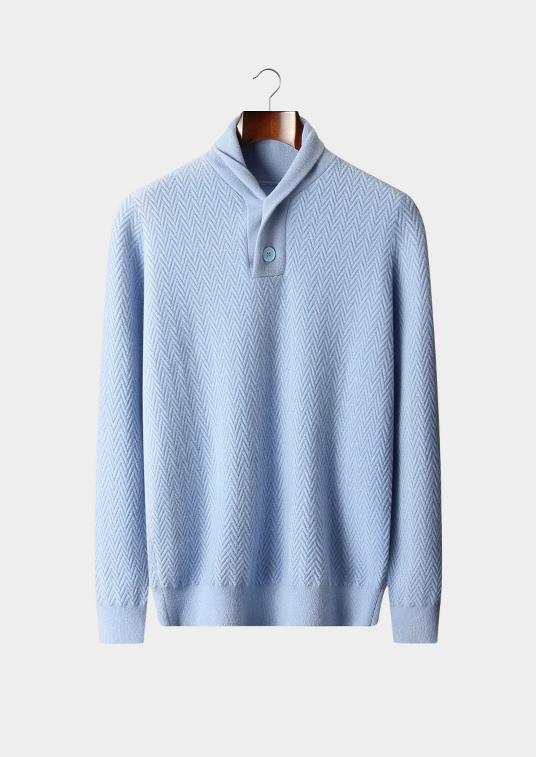 Wellington Cashmere Button Pullover