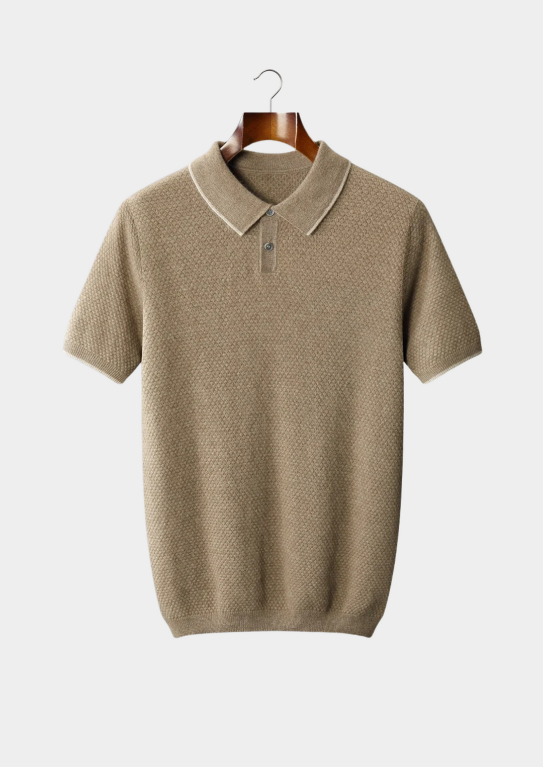Chatsworth Two-Tone Cashmere Polo