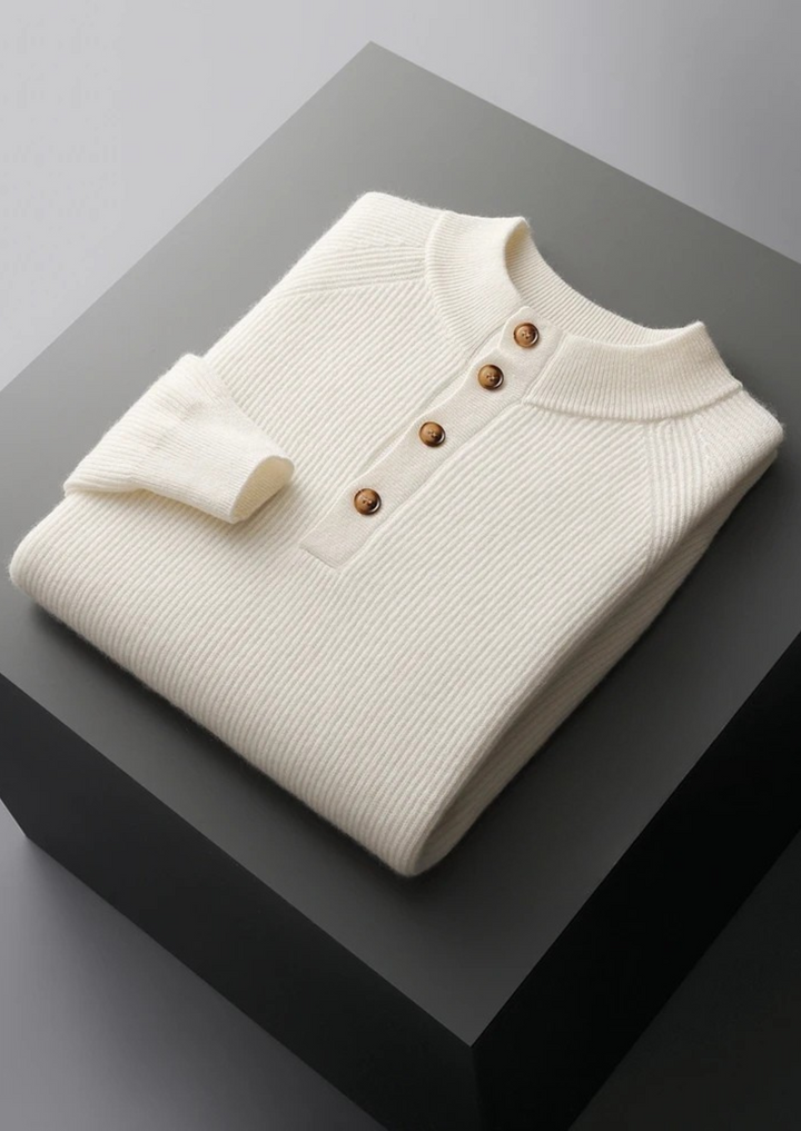Belgrave Cashmere Buttoned Sweater