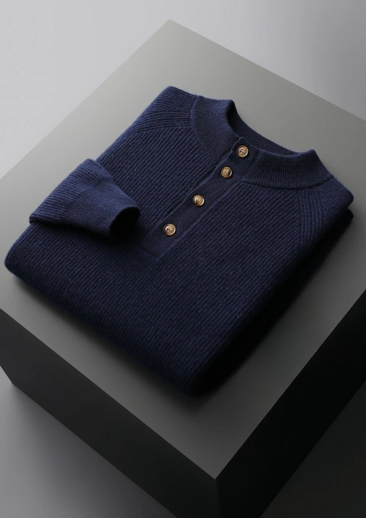 Belgrave Cashmere Buttoned Sweater
