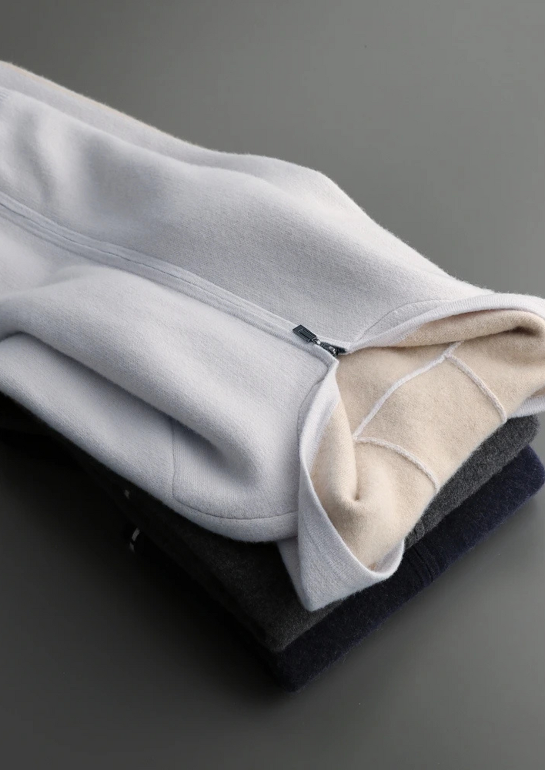 Stratford Cashmere Zip Hoodie