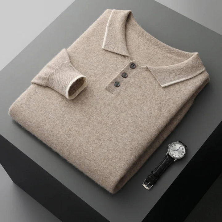Ravello Cashmere Polo Sweater