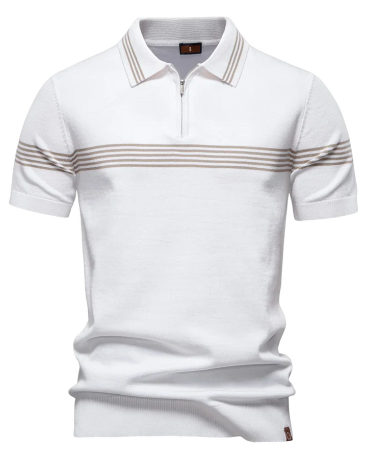 Striped Polo Tee