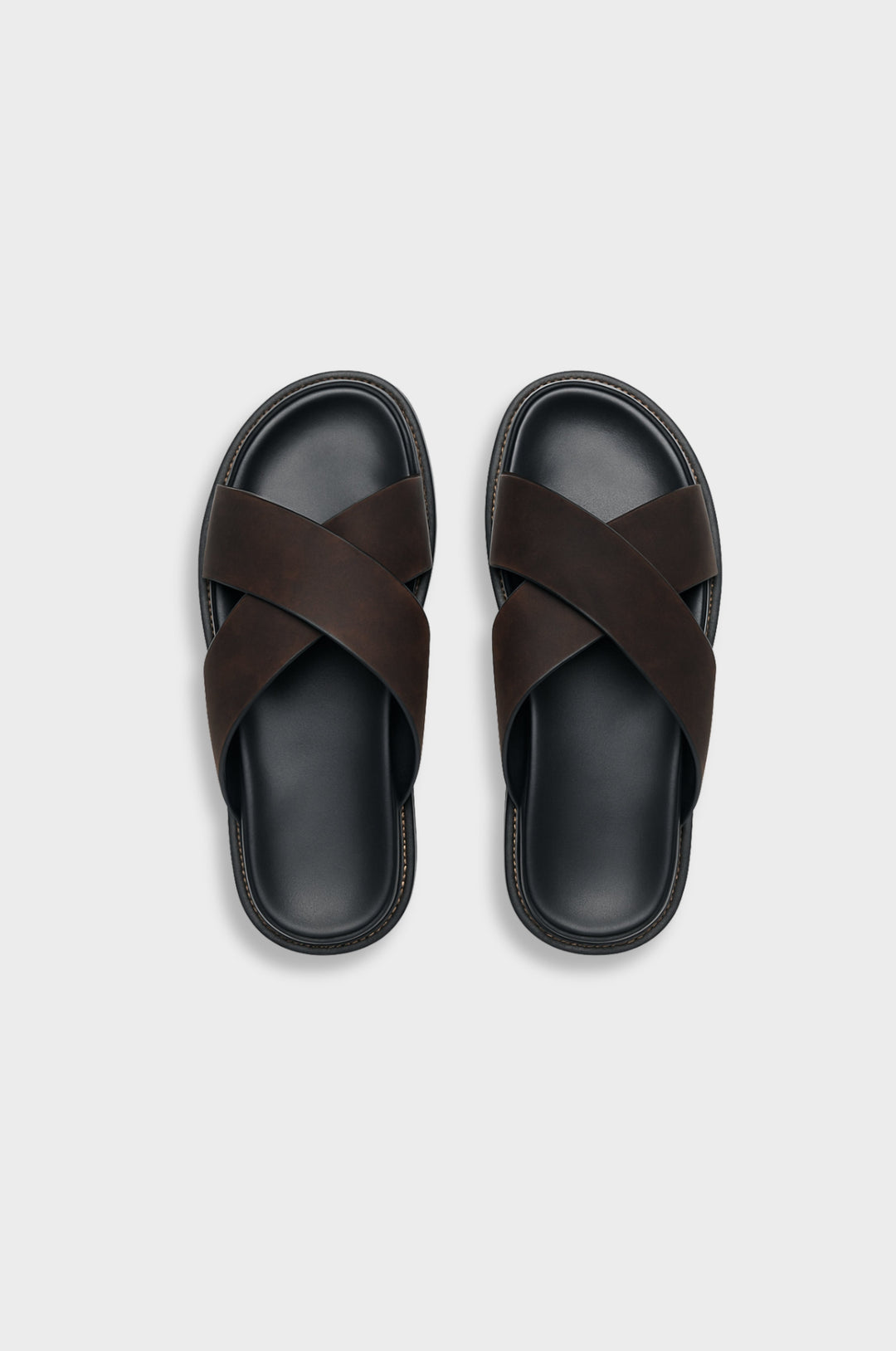 Mykonos Cross-Strap Sandals