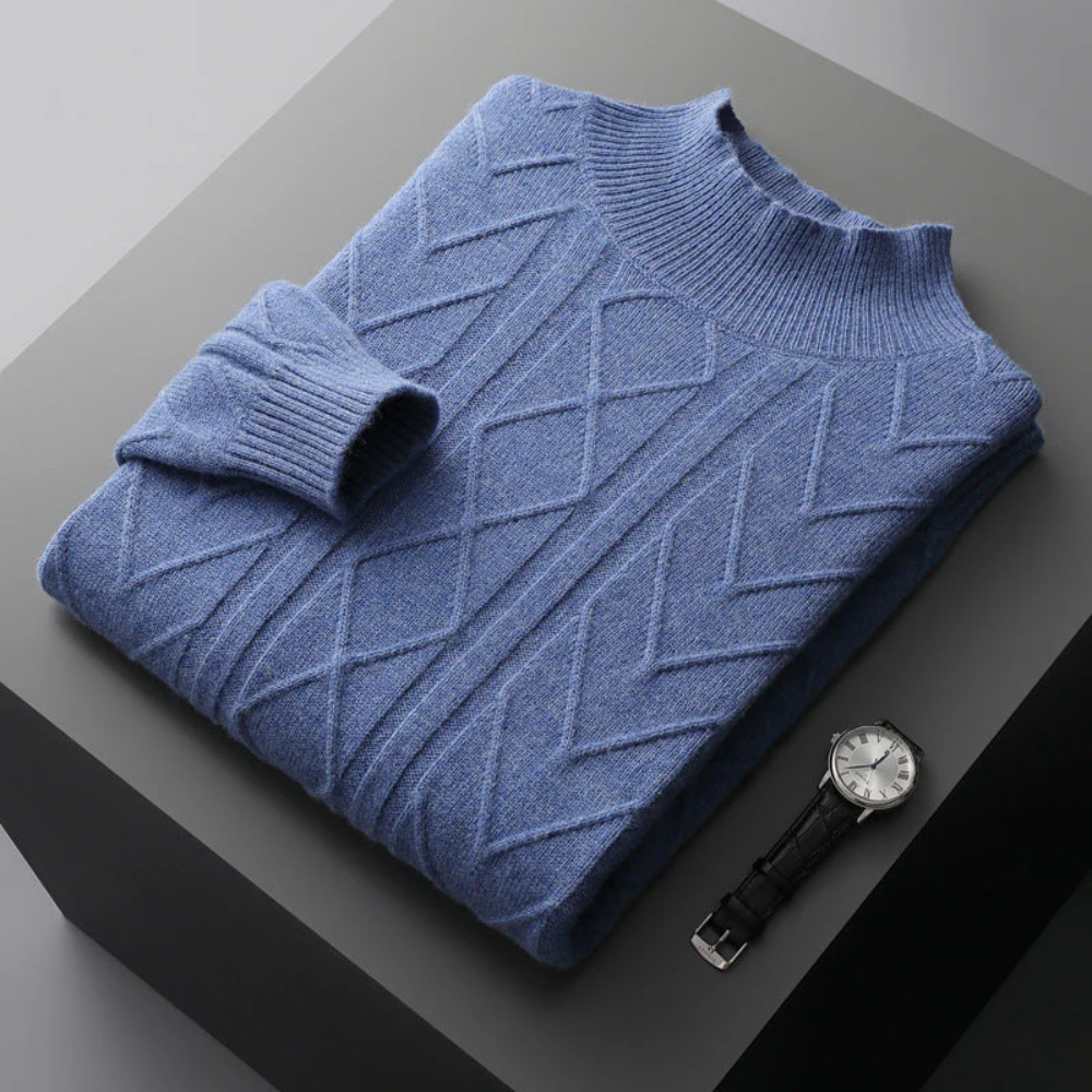 Bellagio Patterned Cashmere Sweater