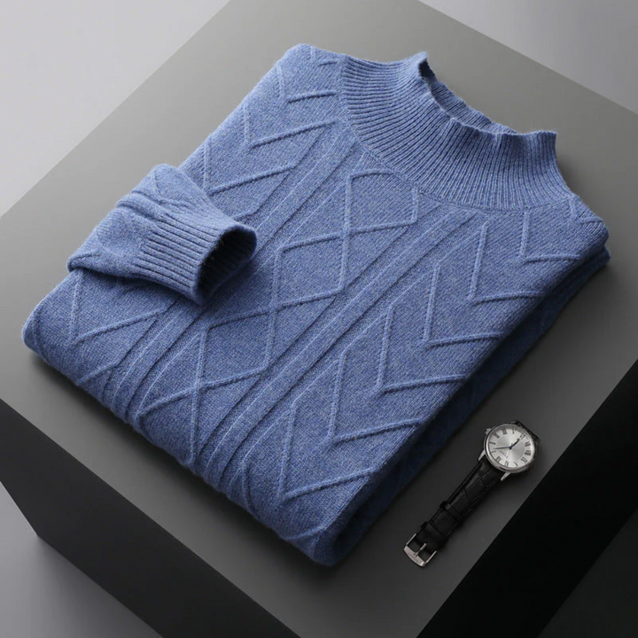Bellagio Patterned Cashmere Sweater