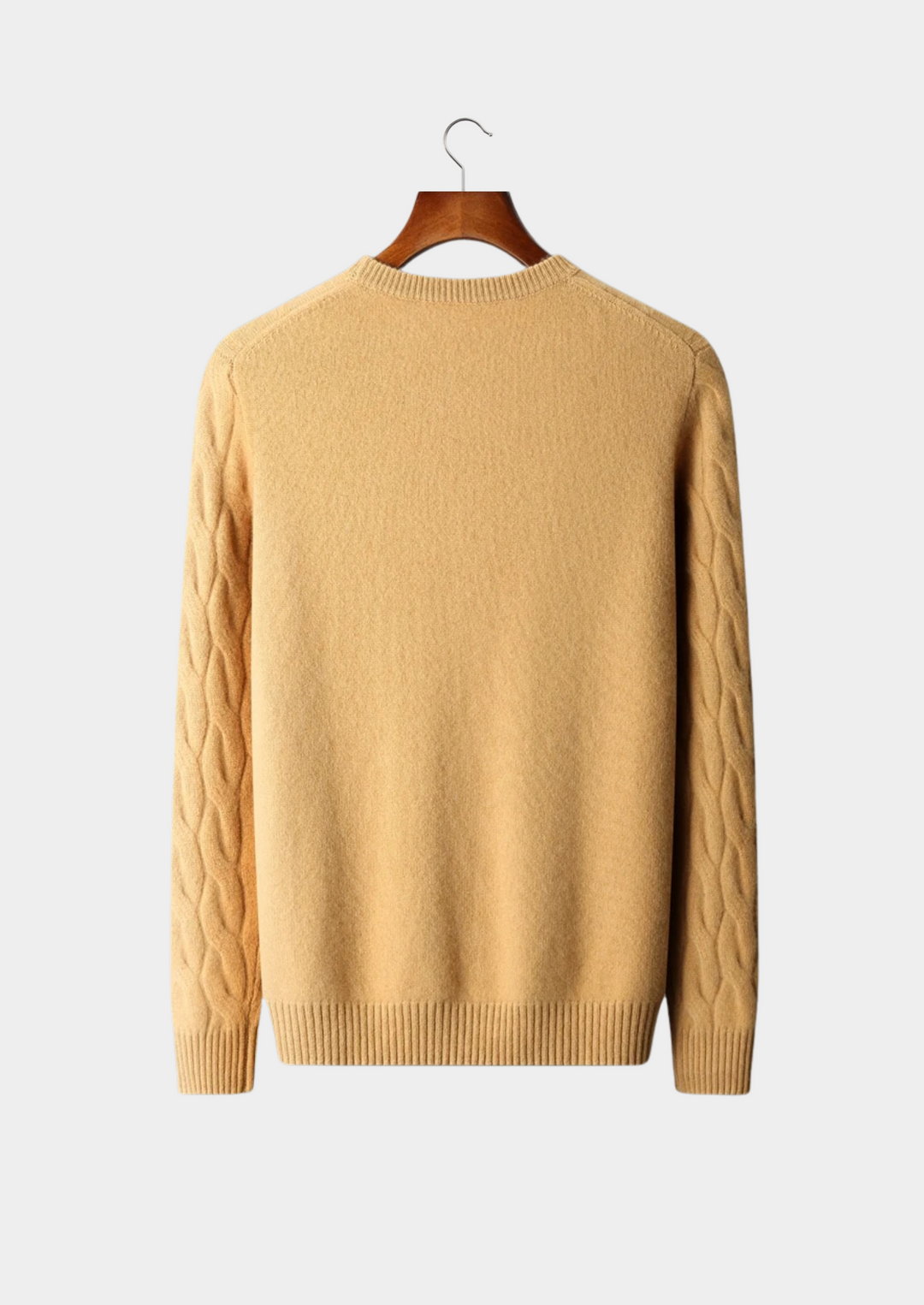 Albany Cable Knit CASHMERE CREWNECK