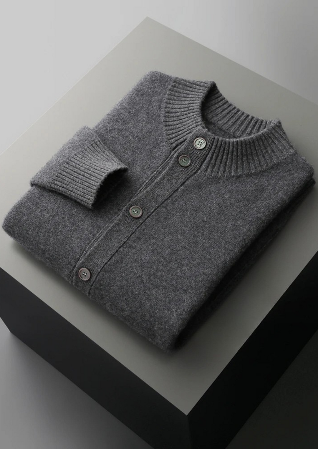 Mayfair Cashmere Button-Up Cardigan