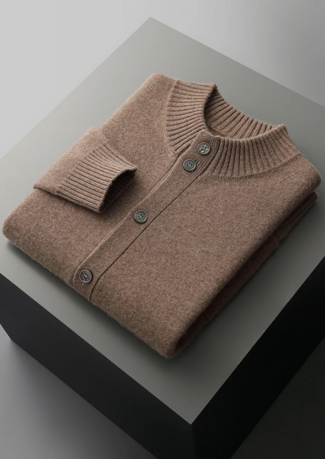 Mayfair Cashmere Button-Up Cardigan
