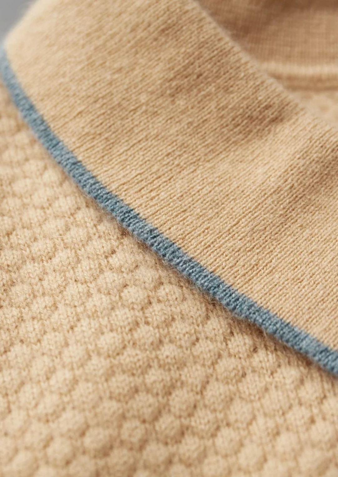 Chatsworth Two-Tone Cashmere Polo