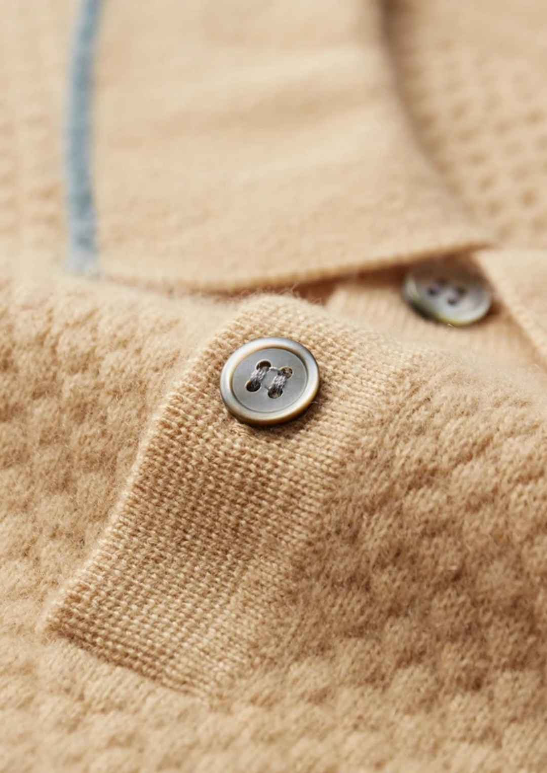 Chatsworth Two-Tone Cashmere Polo