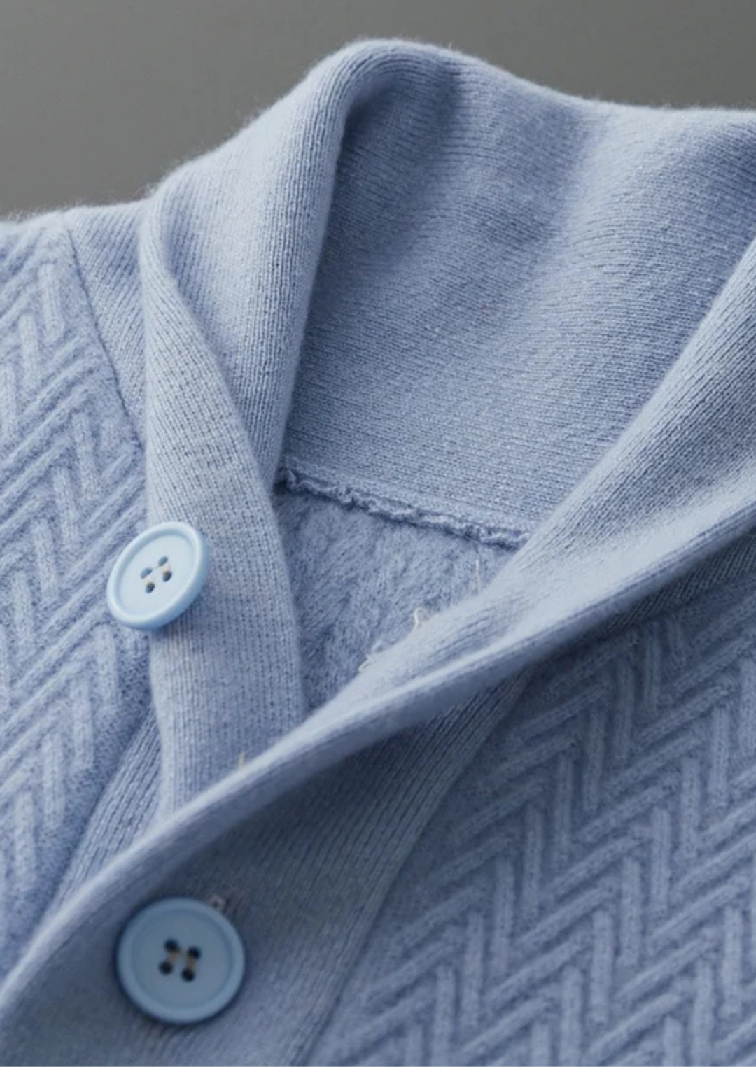 Wellington Cashmere Button Pullover