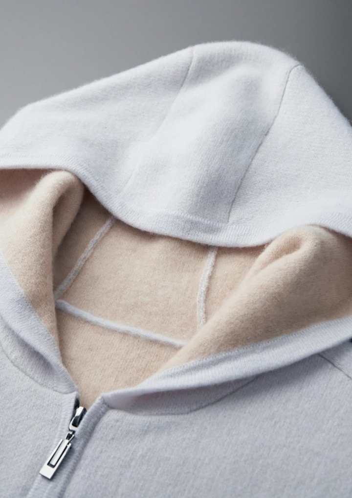 Stratford Cashmere Zip Hoodie