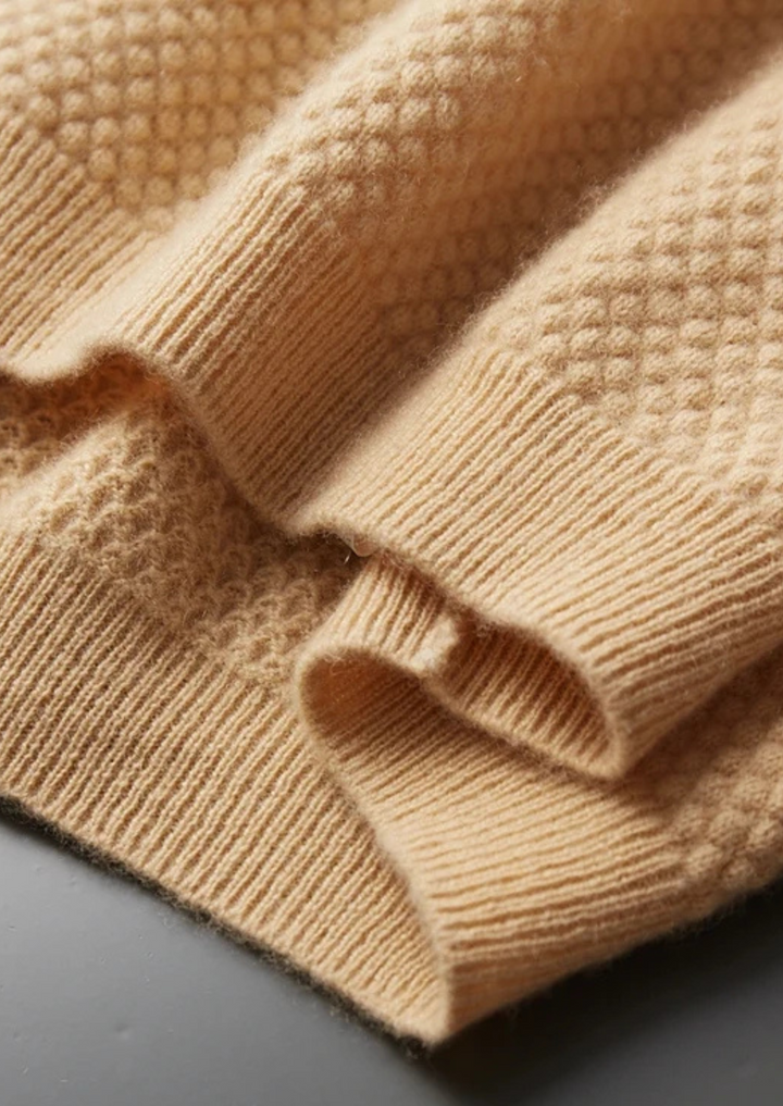 Chatsworth Two-Tone Cashmere Polo