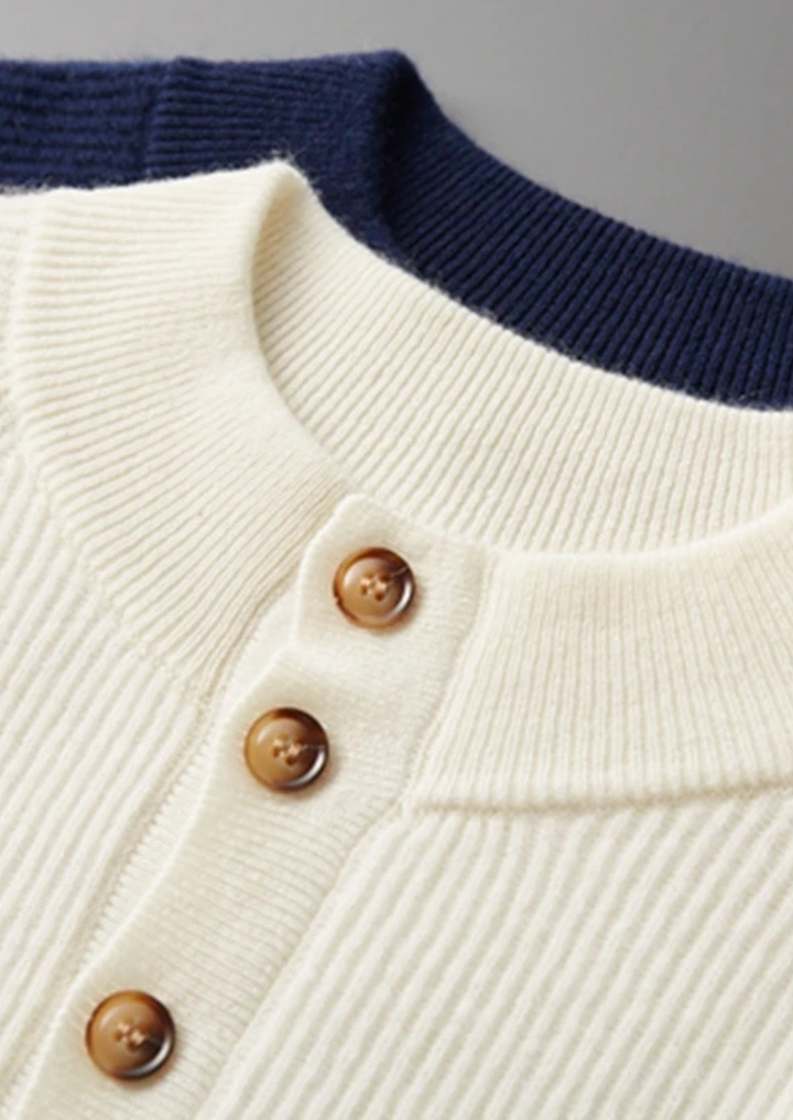 Belgrave Cashmere Buttoned Sweater