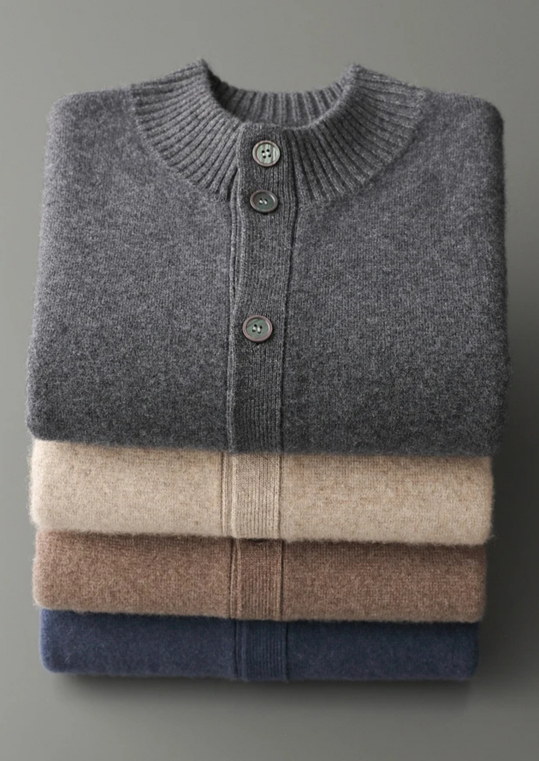 Mayfair Cashmere Button-Up Cardigan