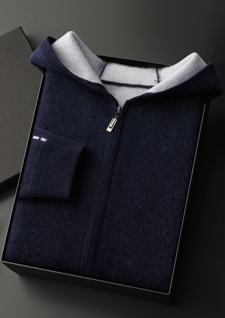 Stratford Cashmere Zip Hoodie