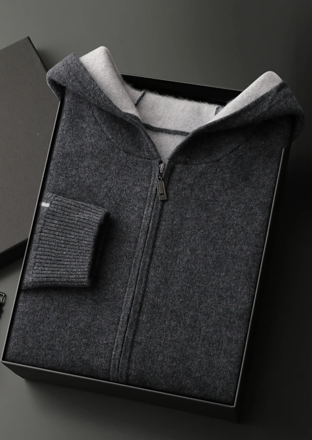 Stratford Cashmere Zip Hoodie