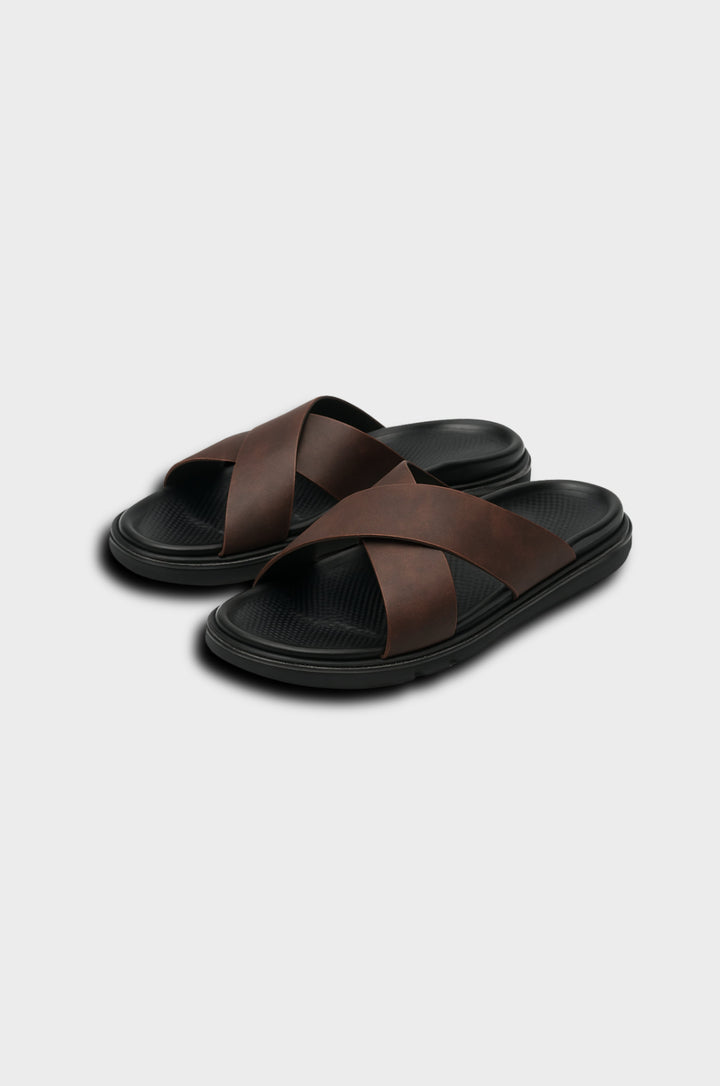 Mykonos Cross-Strap Sandals