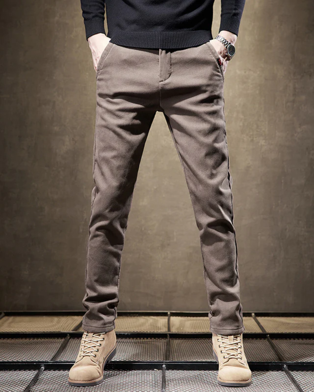 Relaxed Slim-Fit Trousers