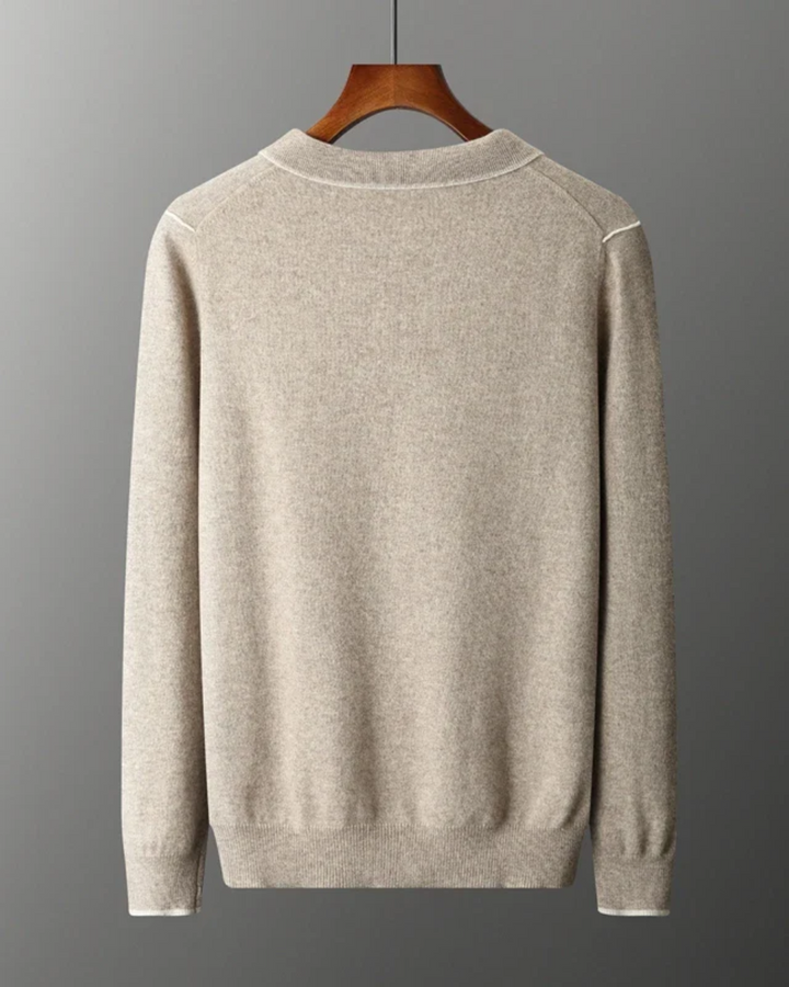 Ravello Cashmere Polo Sweater