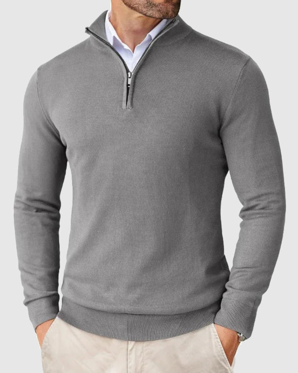 Romeo Zip-Up Sweater