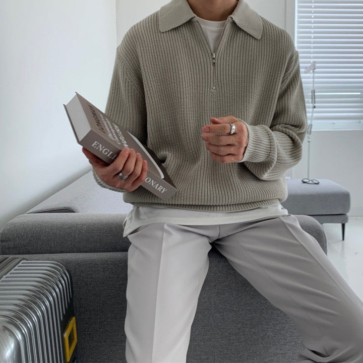 Monaco Zip-Up Sweater