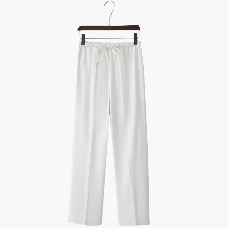 Bellver Linen Lace-Up Trousers