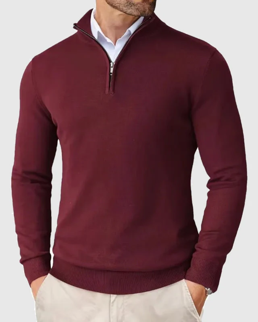 Romeo Zip-Up Sweater