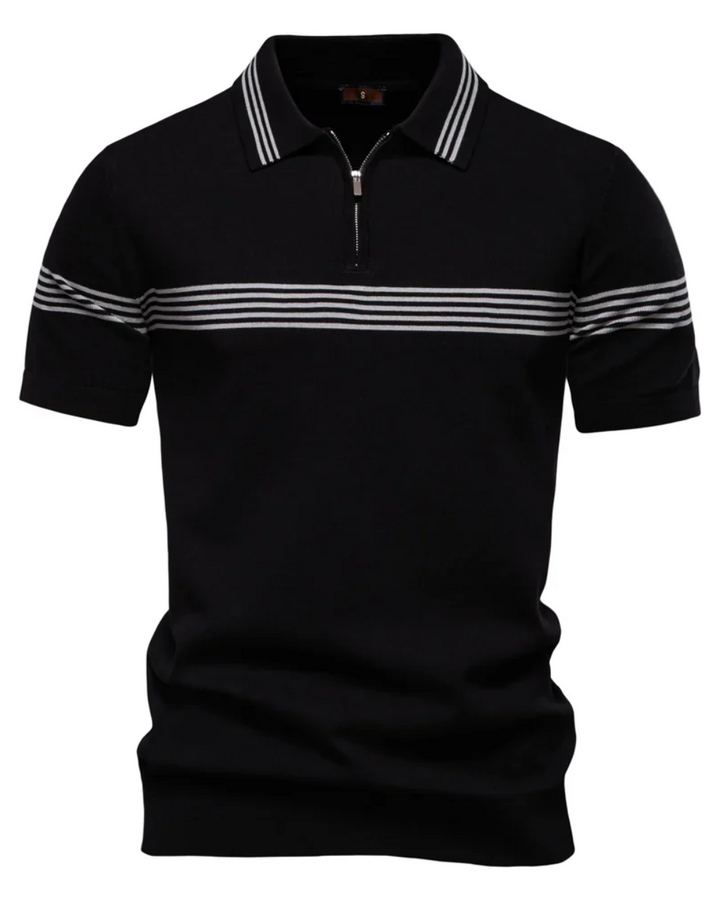 Striped Polo Tee