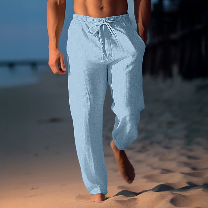 Zakynthos Lightweight Linen Trousers