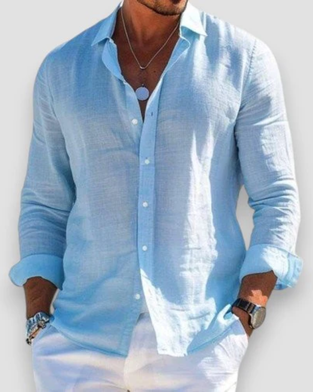 Men's Relaxed Fit Casual Shirt