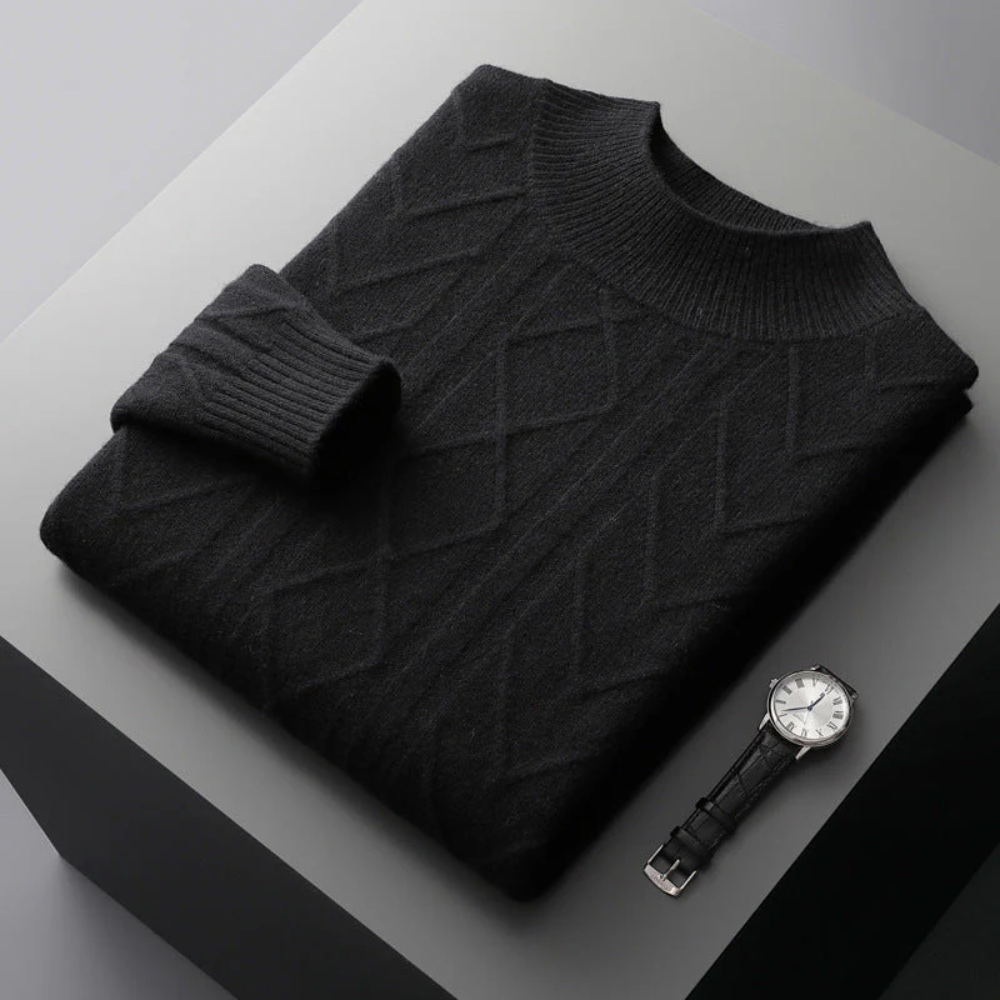 Bellagio Patterned Cashmere Sweater