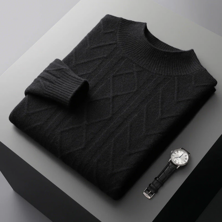 Bellagio Patterned Cashmere Sweater