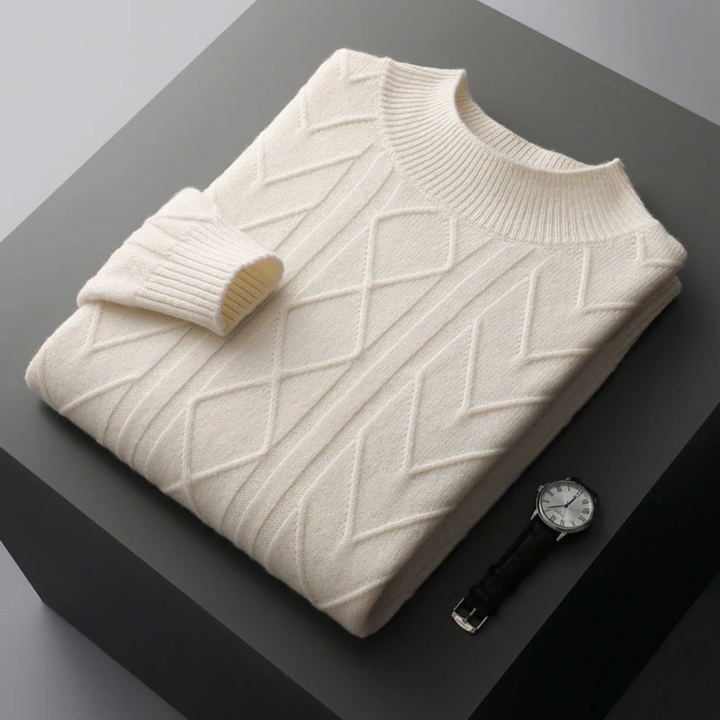 Bellagio Patterned Cashmere Sweater