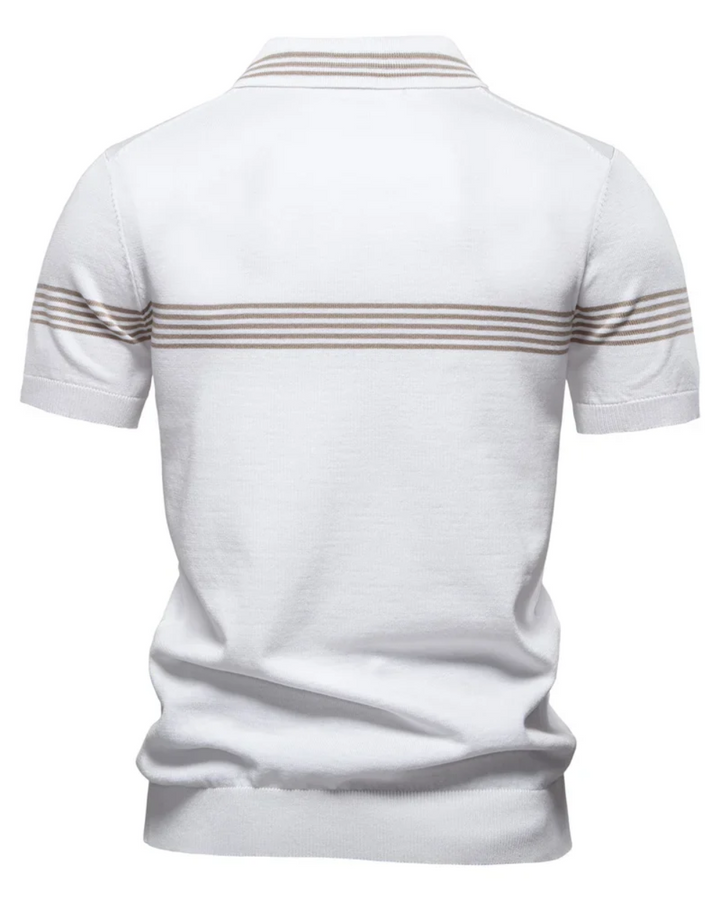 Striped Polo Tee