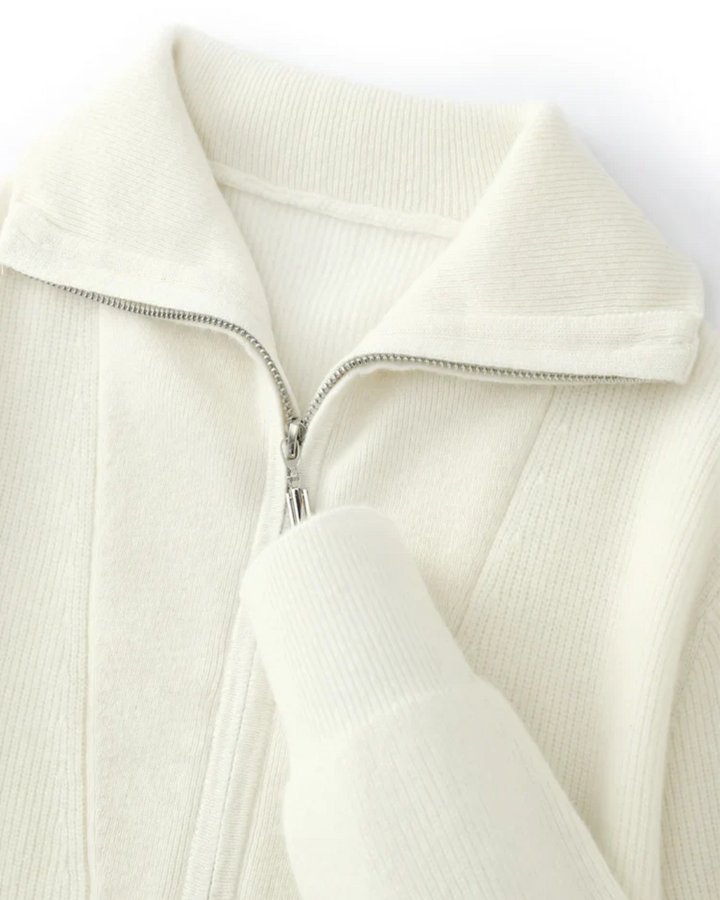 Half-Zip Cashmere Sweater in Portofino