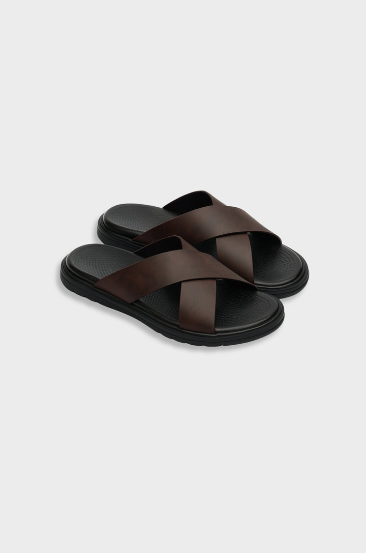 Mykonos Cross-Strap Sandals
