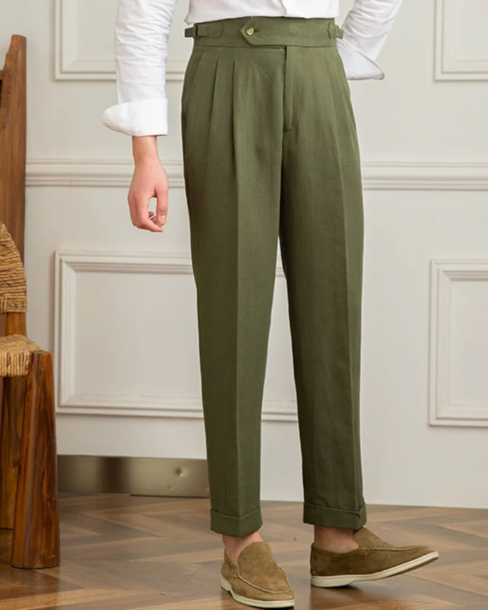 Lightweight Bali Linen Trousers