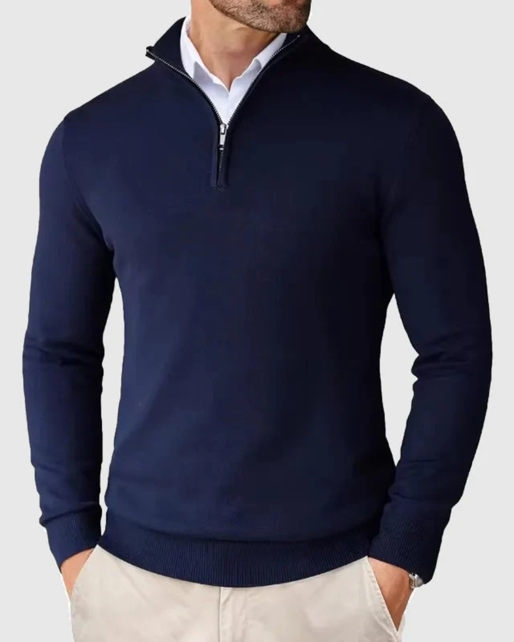 Romeo Zip-Up Sweater