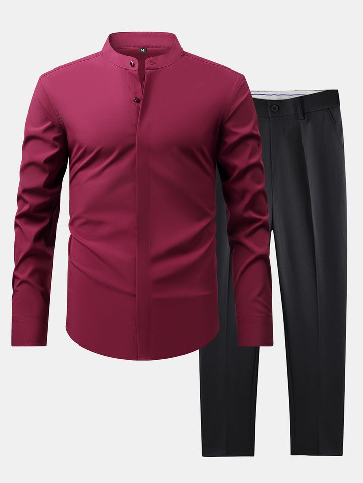 The Executive Minimal Set (Wine Red)