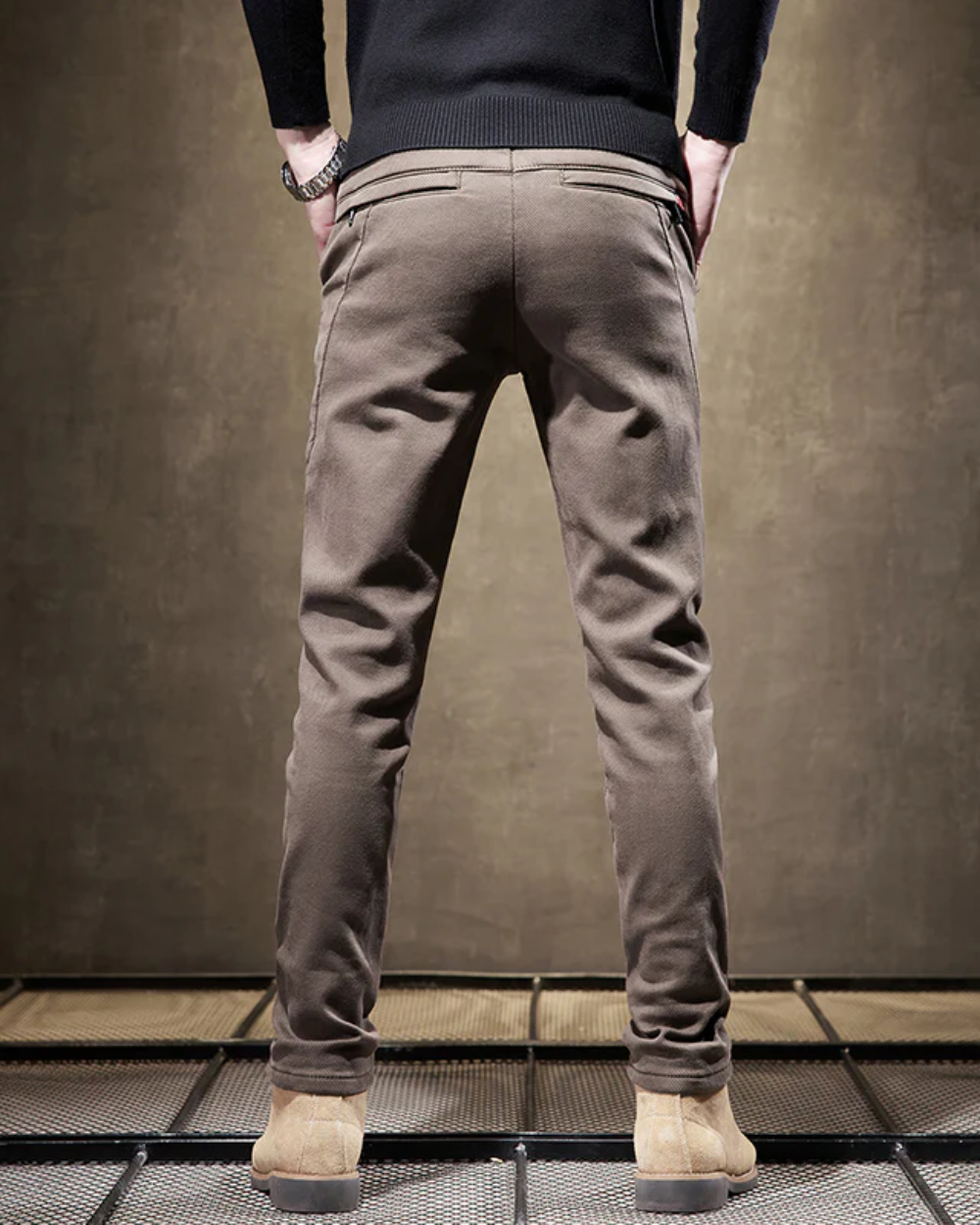 Relaxed Slim-Fit Trousers