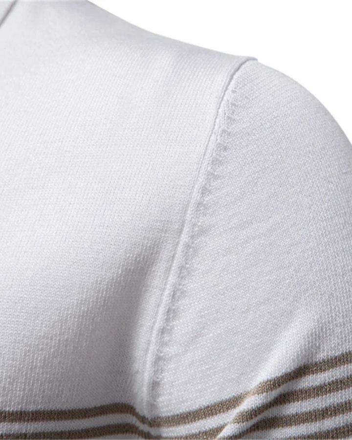 Striped Polo Tee