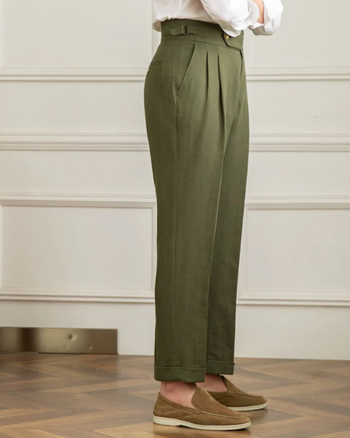 Lightweight Bali Linen Trousers