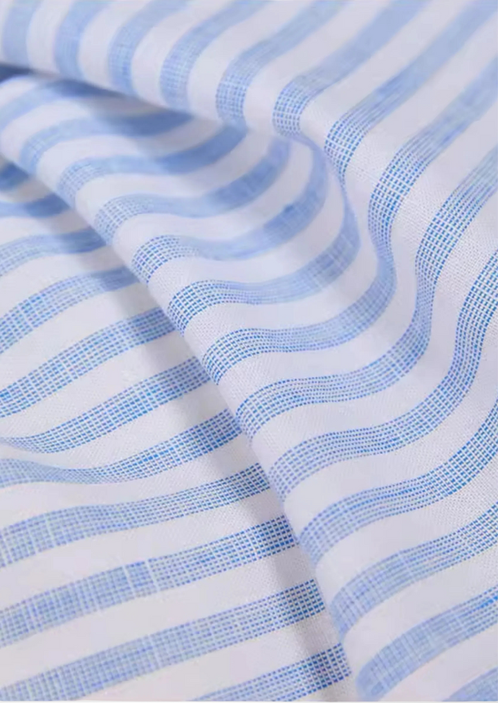 Light Blue Striped Coastal Shirt
