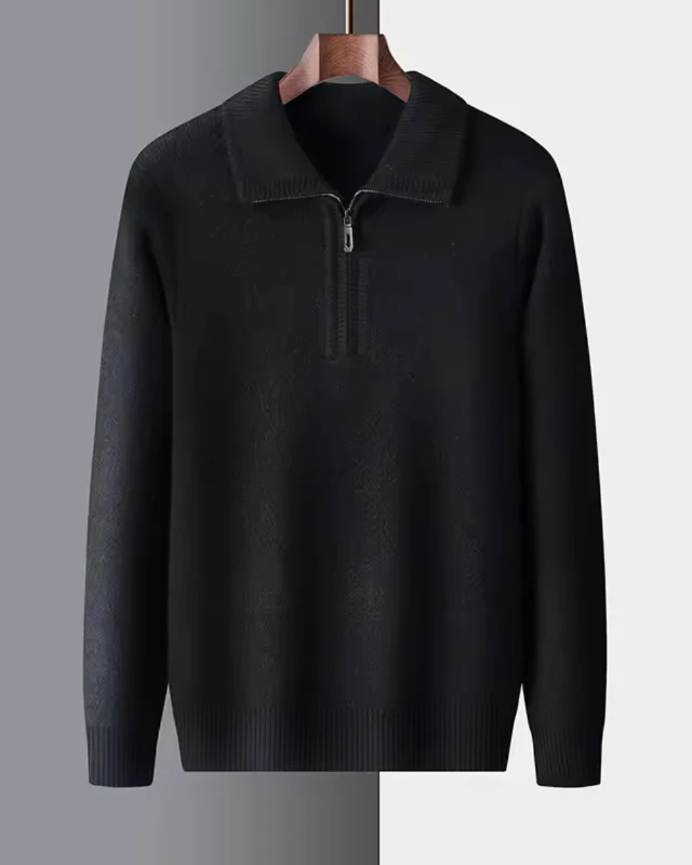 Gstaad Quarter-Zip Cashmere Sweater