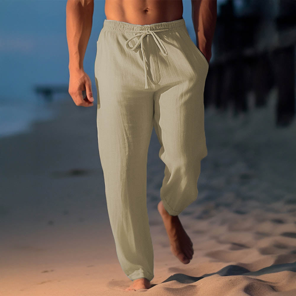 Zakynthos Lightweight Linen Trousers