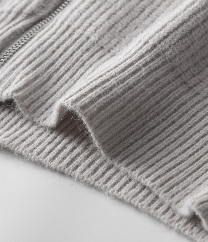 Sorrento Wool Zip Cardigan